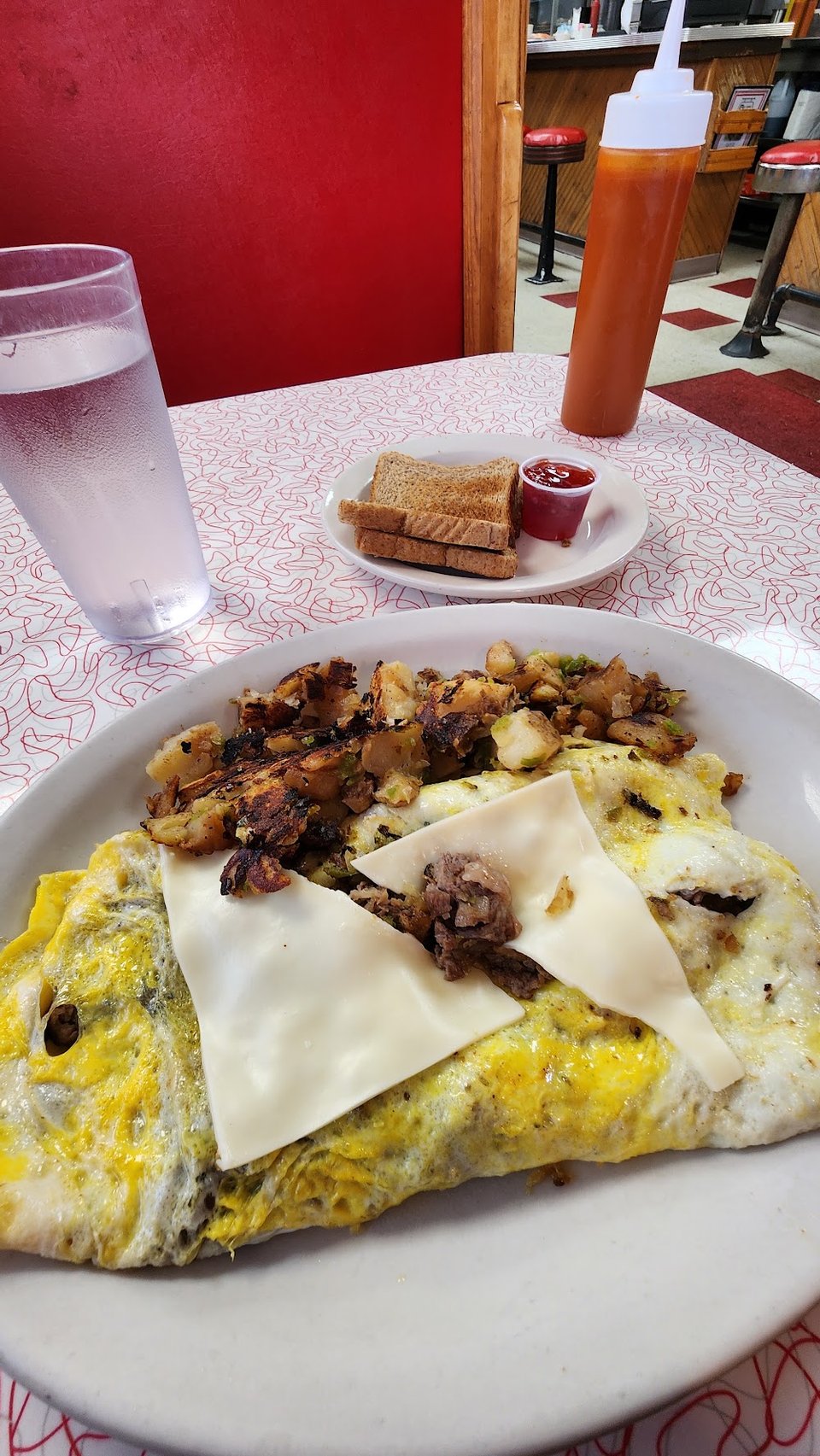 Philly Cheesesteak Omelette