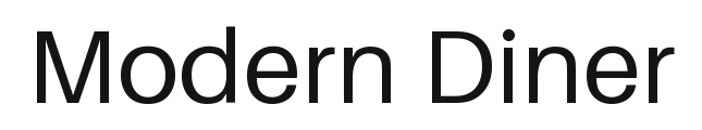 Modern Diner